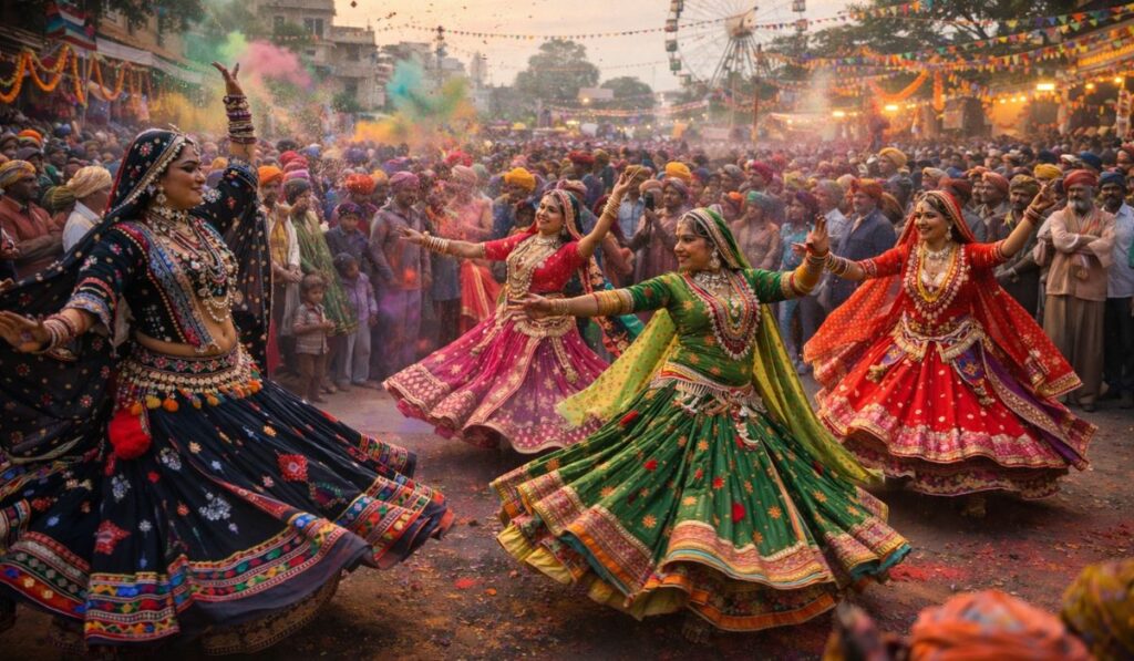 Rajasthan cultural experiences and traditional folk dance performances included in Rajasthan tour packages